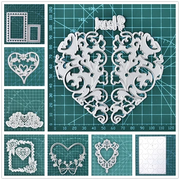 

InLoveArts Love Heart Shapes Metal Cutting Dies Stencil Scrapbooking Photo Album Card Paper Embossing Craft DIY Frame Die Cut