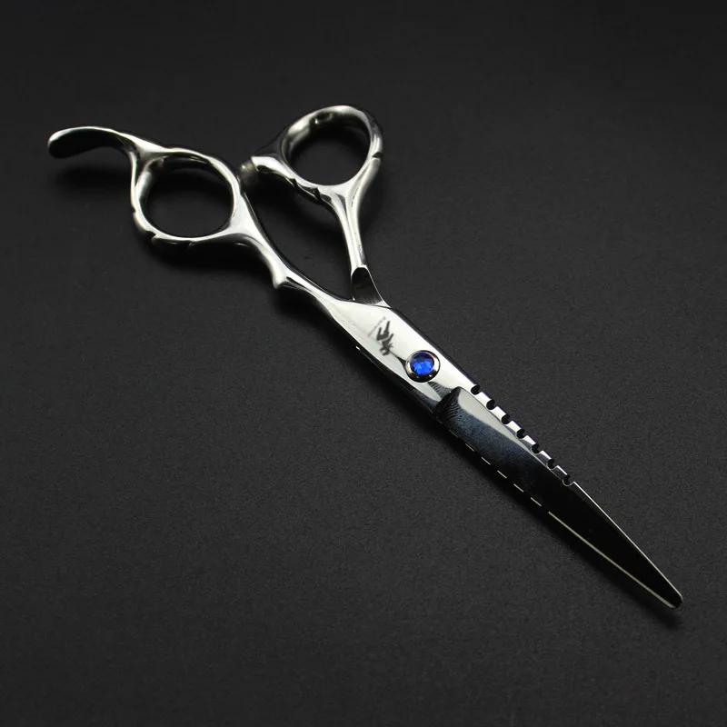 Профессиональные 6 дюймов Парикмахерские ножницы для стрижки волос Парикмахерские ножницы филировочные ножницы парикмахерские ножницы - Цвет: CD-6S SL  gift box