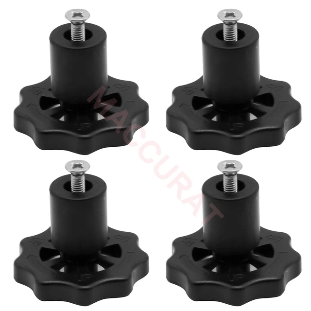 4/5PCS 3d printer High Temperature Blcak Silicone Solid Spacer Hot Bed Leveling Column  short For CR-10/ CR10S Ender-3 Pro MK3 M4 Kit Black
