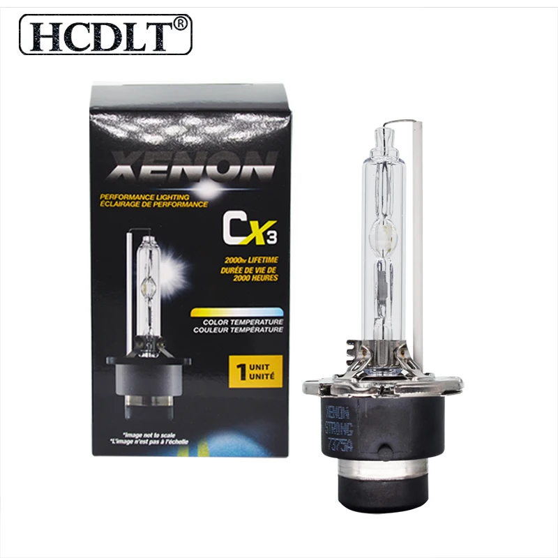 HCDLT 2PCS Car Headlight 55W Xenon D2S HID Replacement Bulbs 35W D4S 6000K 4300K 5000K 8000K Metal D2 D4 Xenon Headlamp Bulb (2)