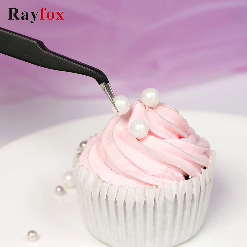 Kitchen Accessories Stainless Steel Cake Decoration Tweezer Sugar Beads Tweezers Tools Fondant Flower Clip Forceps Pastry Gadged | Дом и сад