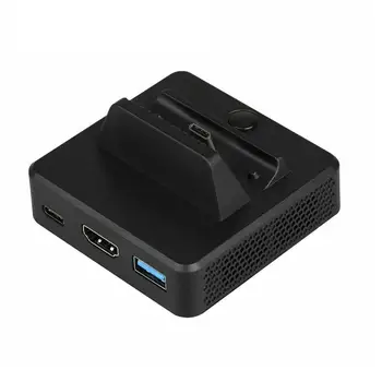 

For Nintend Switch Console Video Converter Portable Mini HDMI TV Replacement Dock Charging Station Charger for NS Switch