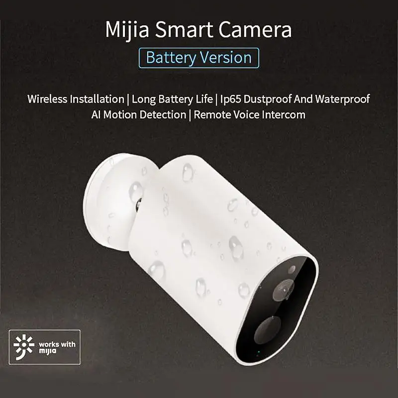 

Mijia CMSXJ11A 1080P Smart Wireless APP Control Camera AI Moving Detection Camera Infrared Nighte Version Baby Sleeping Monitor