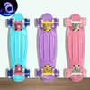 22Inch Mini Cruiser Skateboard Children's Four-Wheel Roller Longboard Egular Size Complete Sports Entertainment Skate Board