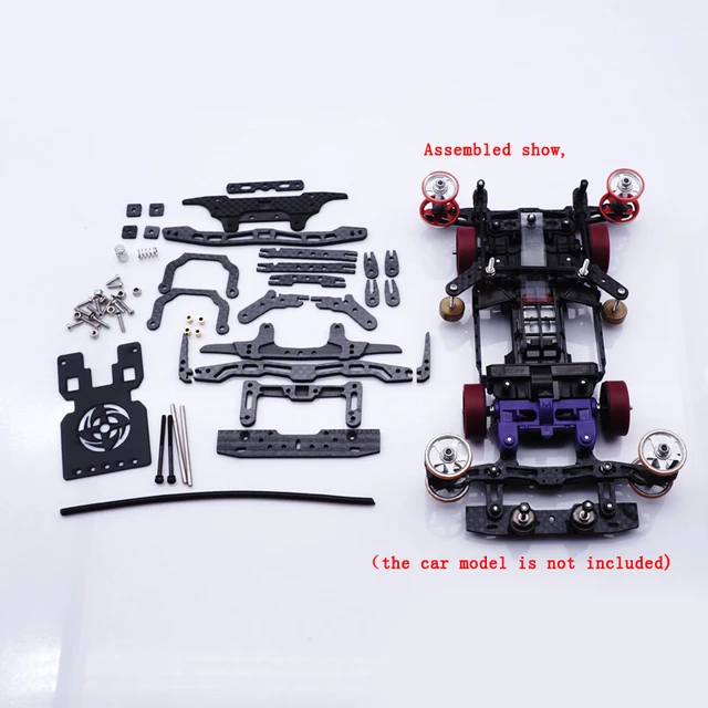 Carro RC com tração em alumínio e fibra de carbono Kit - China Kit