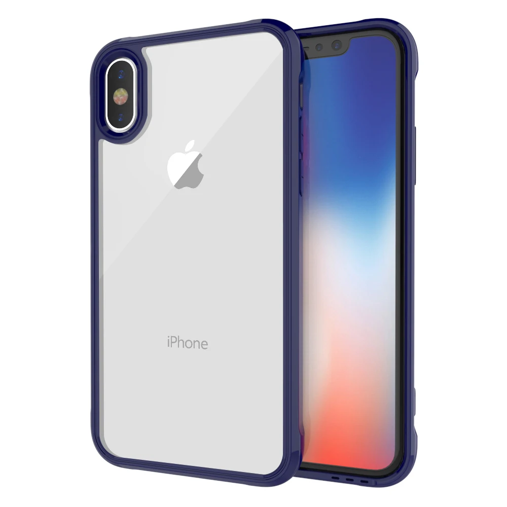 

For iPhone X TPU bumper Cover For iPhone 7 8 X XS Max XR Case Cases Phone Shell Fashion acrylic backboard case