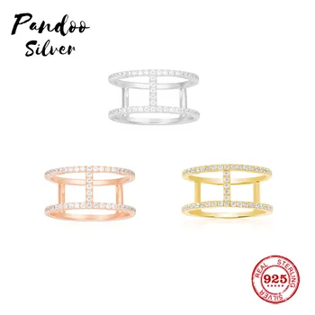 

Fashion Charm Sterling Silver Copy 1:1 Replica,Silver Geometrical Design Ring Women Monaco Jewelry Gift With Logo