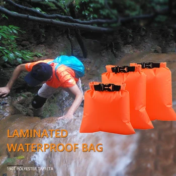 

3pcs/set Mobile Phone Storage Bags 3/5/8L Waterproof Outdoor Drift Surfing Bags Swimming Portable Outdoor Elements