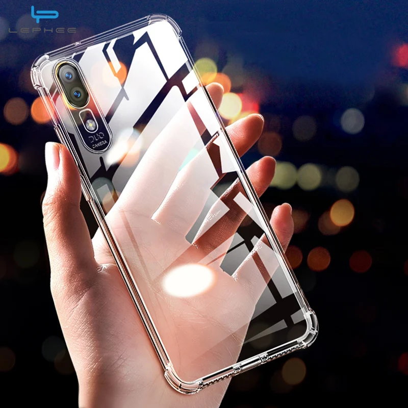 Противоударный силиконовый чехол для huawei P30 Lite P20 Pro P10, прозрачный чехол для huawei P Smart PSmart Z mate 30 Lite 20 10 Чехол