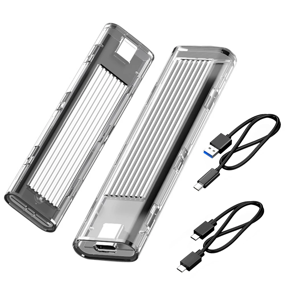 NVME M.2 SSD Enclosure Case USB3.1 9Gbps SSD Mobile Hard Disk Drive Box