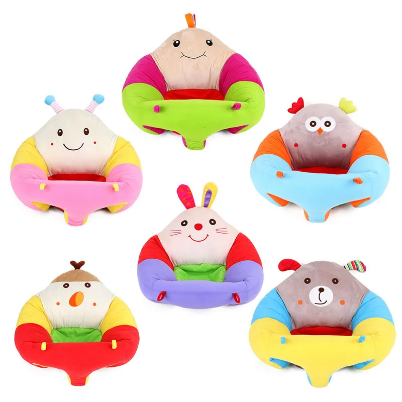 Sofa Support Seat Cover Baby Plush Chair Learning To Sit Comfortable Toddler Nest Puff Washable without Filler Cradle Sofa Chair