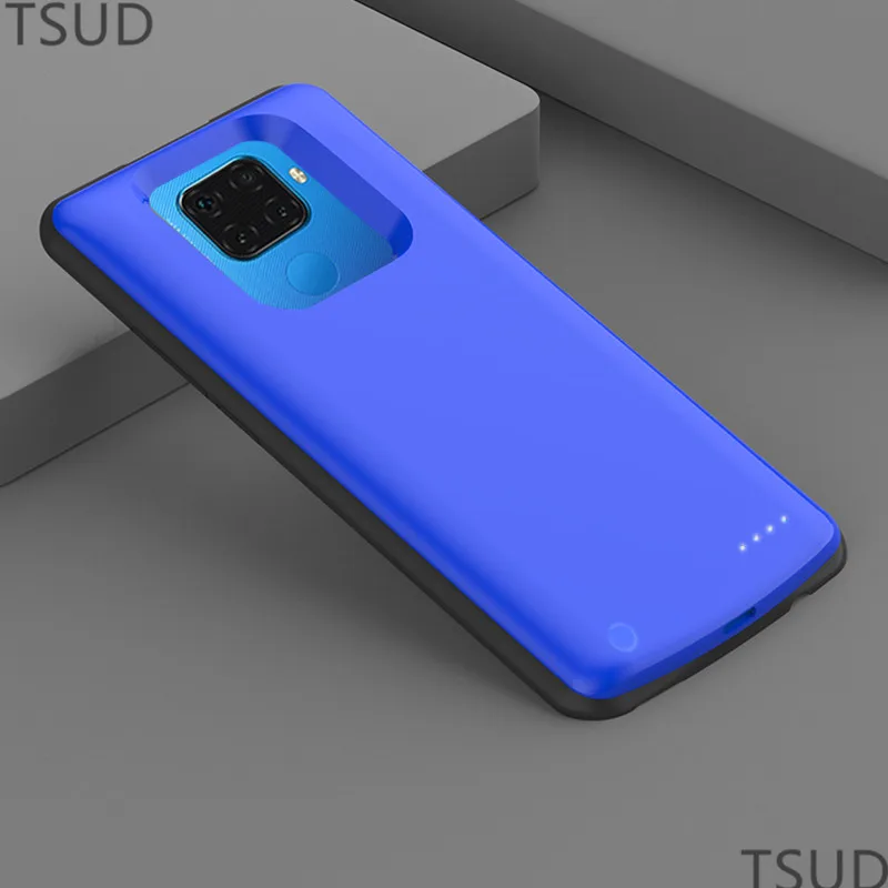 6500 мАч Высокая емкость батарея зарядное устройство чехол для huawei Nova 5 5i Pro Внешняя беспроводная зарядка крышка для huawei Nova 5 5i Pro