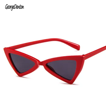 

Bow Sunglasses Women Vintage Plastic Small Frame Sun Glasses Triangle High Quality Eyewear UV400 солнцезащитные очки