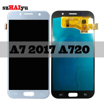 

SZHAIYU Touch Screen Digitizer For Samsung Galaxy A7 2017 A720 A720F SM-A720F Display 1920x1080 5.7'' AMOLED LCD