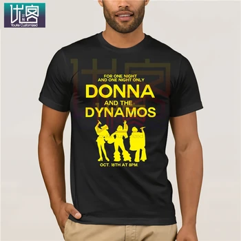 

2020 new fashion Donna and the Dynamos design men T shirt creative simple casual male short for Men Tops Vintage Crew Neck