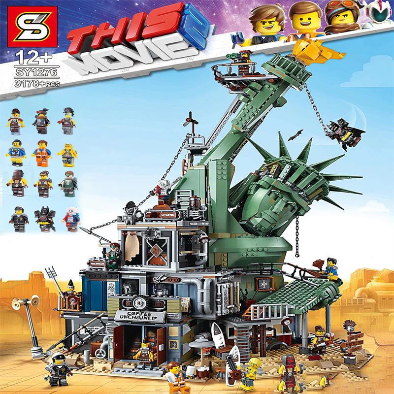 

Movie Welcome to Apocalypseburg Statue of Liberty Model APOCALYPSEBURG Building Blocks Bricks legoingLYs 70840 45014 Christmas B