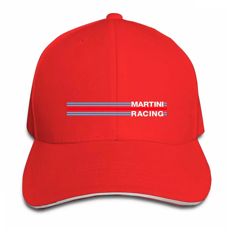 Бейсбольная кепка Martini Racing(в полоску) для мужчин и женщин, Кепка-Дальнобойщик, модная Регулируемая Кепка - Цвет: 2-Red