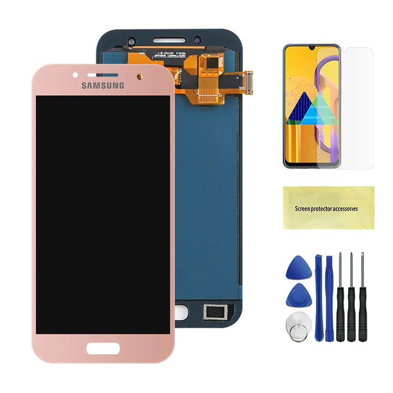 Pink Для samsung Galaxy A3 ЖК-дисплей A320 SM-A320F A320M A320Y ЖК-дисплей Дисплей кодирующий преобразователь сенсорного экрана в сборе для A3 A320 ЖК-дисплей Экран - Цвет: Pink