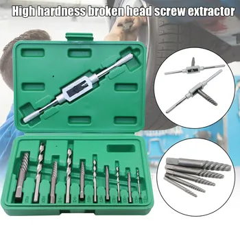 

High Quality 11pcs/Set Broken Screws Wire Head Broken Extractor for 3-10mm Machine Repair Tool S7 #5