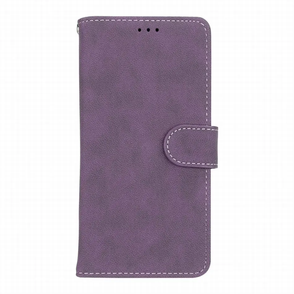 Purple C A20E простой чехол для телефона для чехол samsung Galaxy S10E S10 S9 плюс M10 M20 M30 бумажник с застежкой-молнией Капа J4 J6 плюс J7 A7 A750 O27H - Цвет: Purple C
