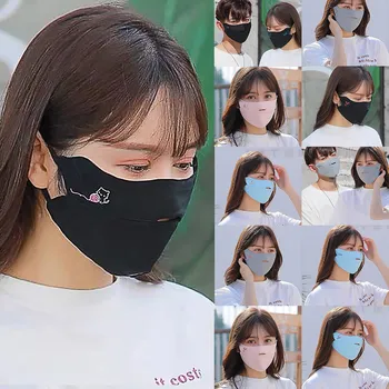 

Earloop Mouth Mask Sunscreen Anti-dust Reusable Mouth Cloth mascaras Embroidery Mask Opening Double Mask Cartoon Mouth maskers