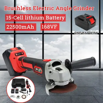 

168vf 22500mAh Electric Disc Cordless Angle Grinder Cutting Sanding Disc set Wood Grinder Carve Cutter Machine Tools Set