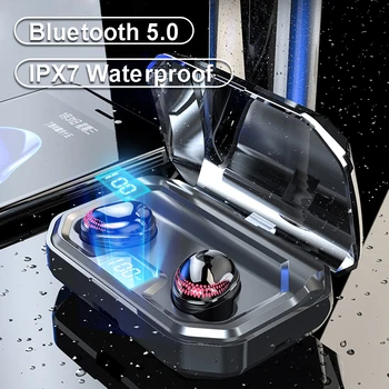 

X10 TWS Bluetooth V5.0 Earbuds Wireless Earphone 6D Stereo Sport Earbuds Headset 3000mAh LED Display with Mic For iOS&Android