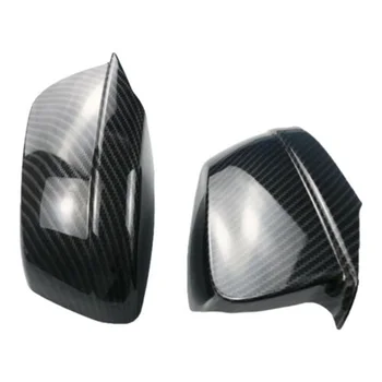 

Rearview Side Mirror Covers Cap Black ABS Plastic 51167216369 51167216370