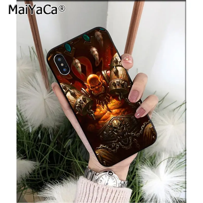 A13 Мягкий черный чехол для телефона MaiYaCa World of Warcraft из ТПУ для мобильных телефонов Apple iPhone 8 7 6 6S Plus X XS MAX 5 5S SE XR - Цвет: A13