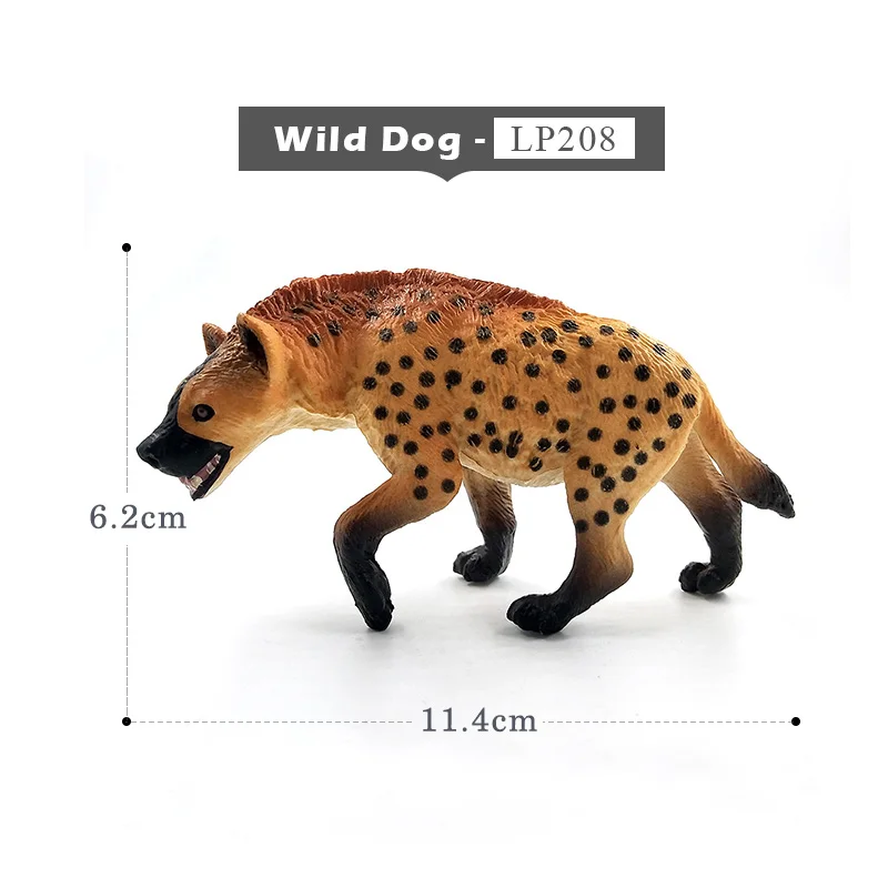 Wild Dog Имитация белки, слона, попугая, Wombat, фигурка животного, домашний декор, миниатюрное украшение для сада в виде Феи, аксессуары, фигурка - Цвет: Wild Dog