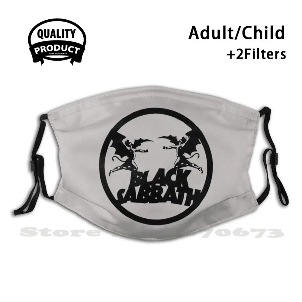 

The Dream Of Heavy Metal Theater - Black - Musical And Sing Along For - Papa - Ozzy - Factory Merch Reusable Mouth Mask Filter