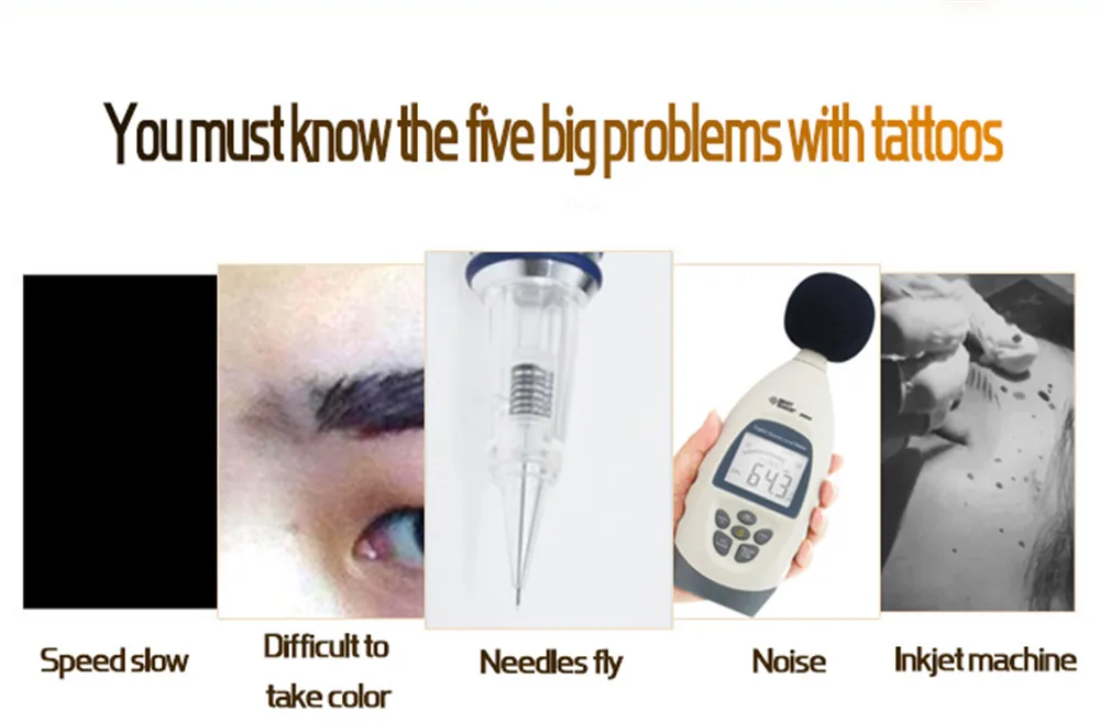 Горячая полная профессиональная роторная насадка для татуировочной машины для перманентного макияжа бровей губ микроблейдинг DIY набор с иглой татуировки