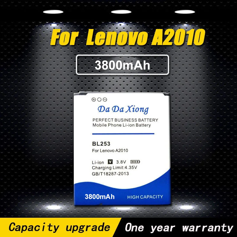 Новинка Высокое качество 3800 мАч BL253 BL-253 bl253 батарея для lenovo A2010 батарея телефона