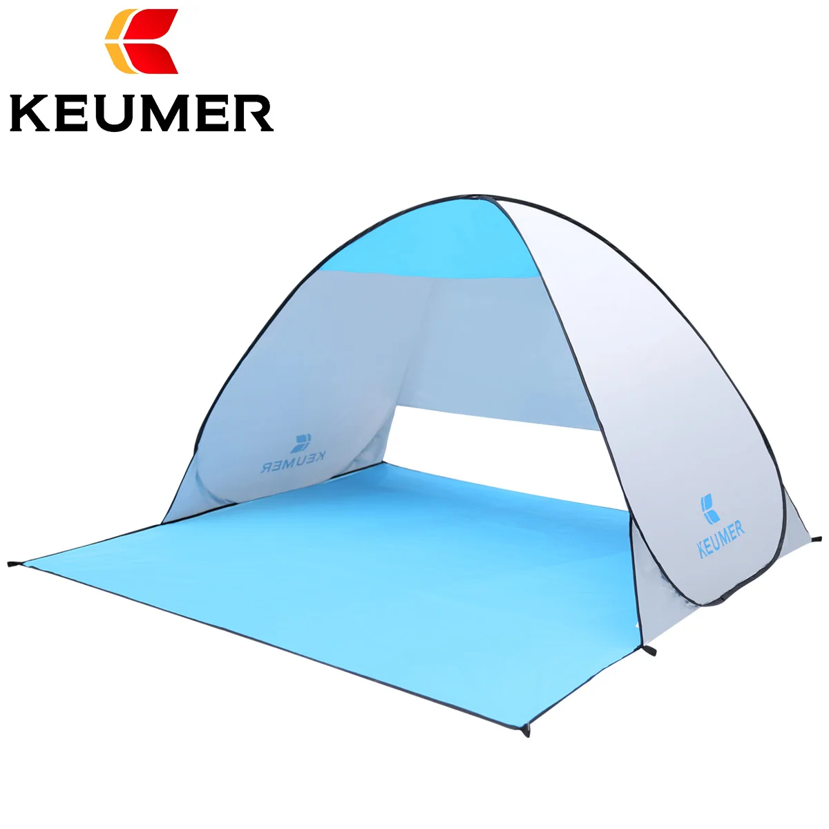 Keumer Automatic Packable Camping Tent UV-protection Pop Up Beach Tent Waterproof for Outdoor Recreation Tourist Tents