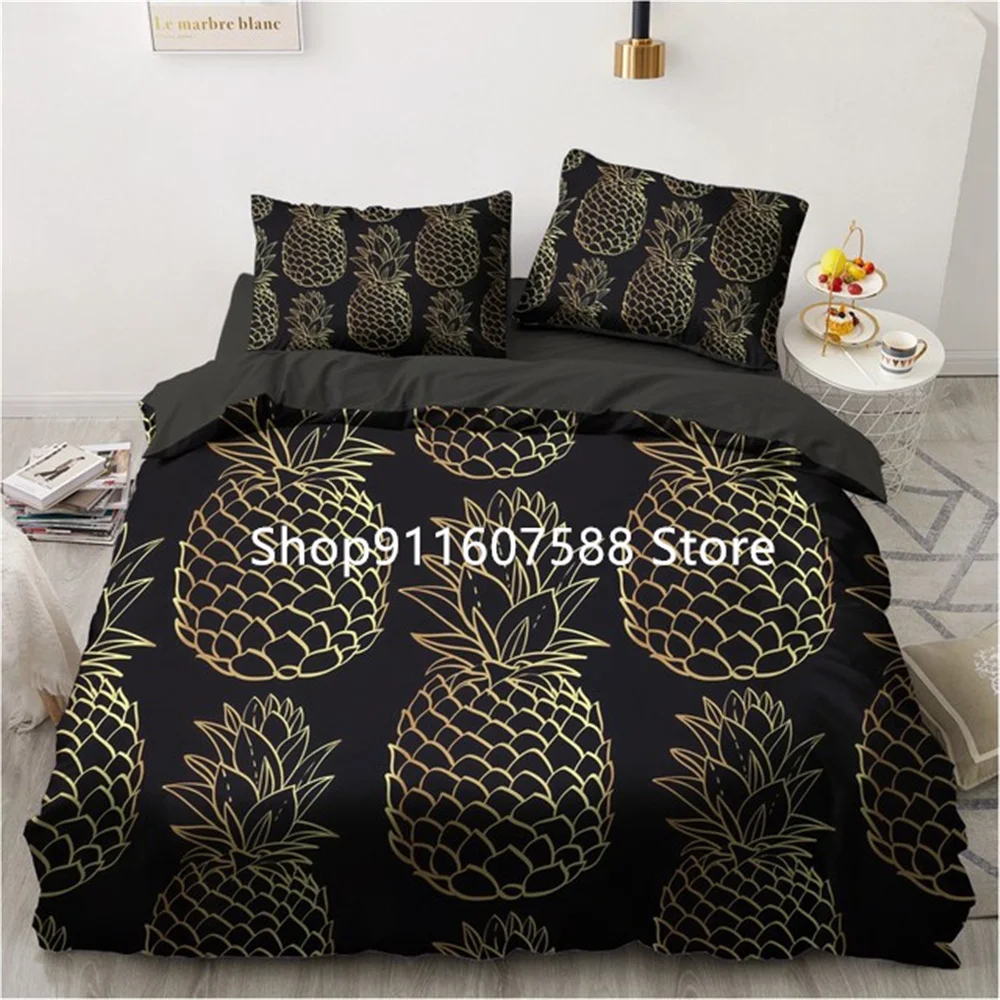 Black Gold Bedding Set Luxury Duvet Cover Sets 3d Moon Dream Catcher Comforter Cover Set Cute Bed Set For Adult