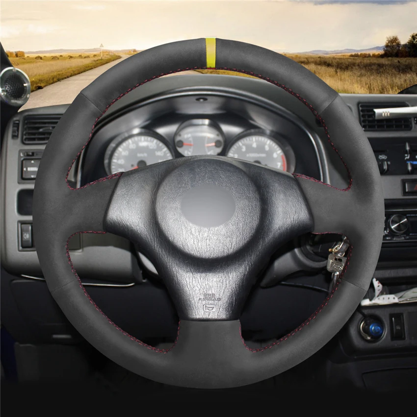 MEWANT-Black-Synthetic-Suede-Steering-Wheel-Cover-for-Toyota-RAV4-1998-2003-Celica-1998-2005-Corolla-2