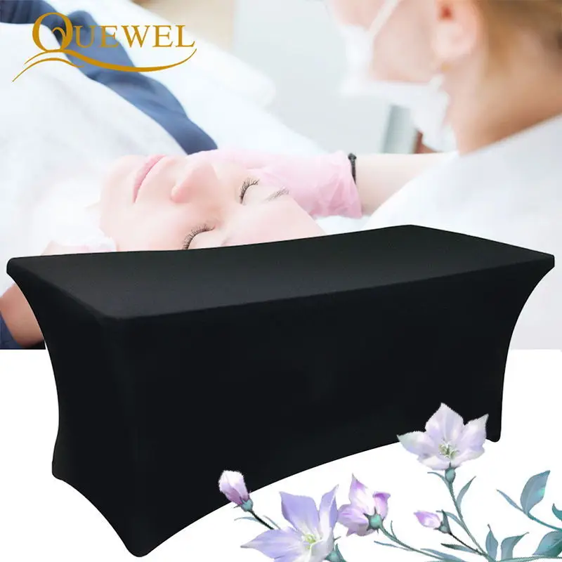 

Quewel Eyelash Extension Sheets Eyelashes Grafting Table Stretchable Bed Cover Professional Beauty Beds Comfortable Makeup Tool