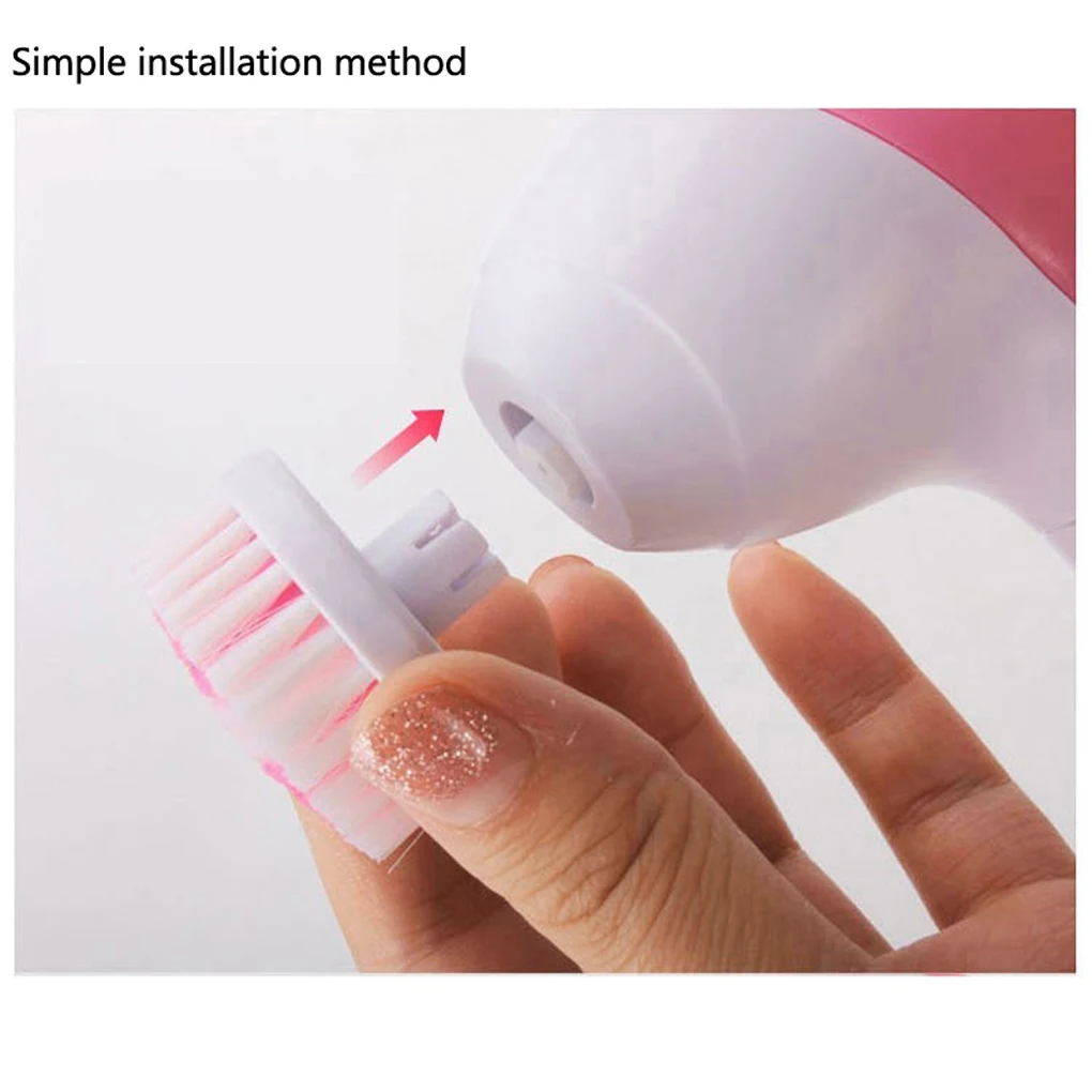 5 in 1 Face Cleansing Brush Silicone Facial Brush Deep Cleaning Pore Cleaner Face Massage Skin Care Waterproof Facial Brush