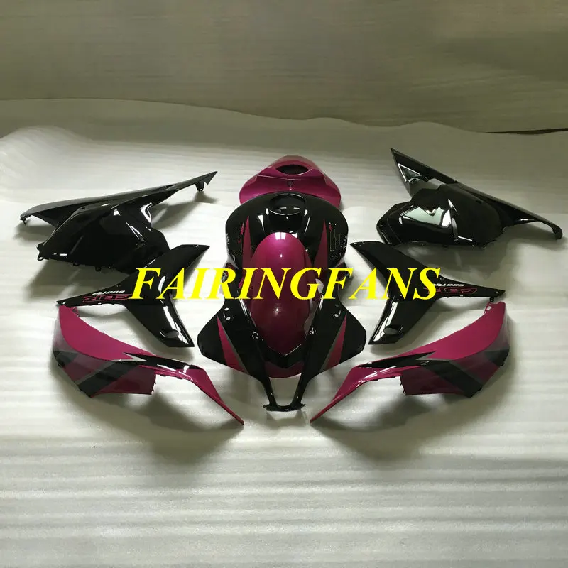 Обтекатель комплект для HONDA CBR600RR F5 09, 10, 11, 12, CBR 600 RR CBR 600 RR CBR 600 2009 2010 2012 Розовый Черный Обтекатели+ подарки HD23