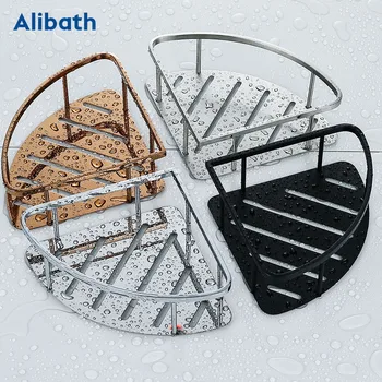 

Corner Shelf Wall Mounted Black Stainless Steel Bathroom Soap Dish Shower Shelf Bath Shampoo Holder Basket Holder Corner shelf.