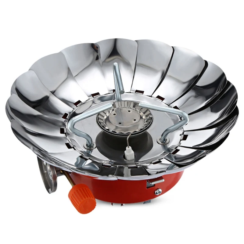 

Windproof Camping Stove Cooker Cookware Gas Burners Portable Outdoor Picnic Backpack BBQ Grill Gas Stove Furnace Equipment
