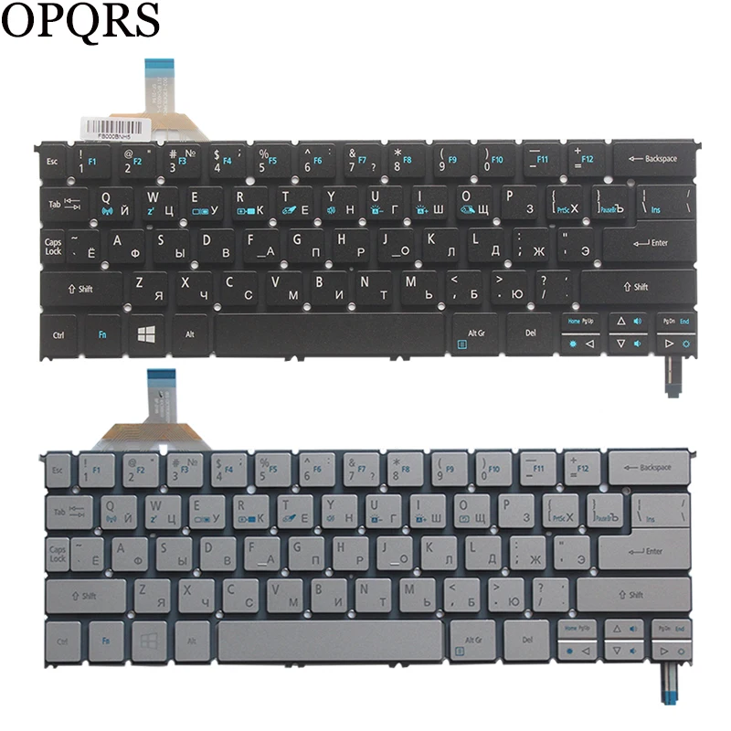 Teclado do Portátil Russo com Luz de Fundo Apto para Acer Aspire s7 S7391 S7-392 Ms2364 ru Novo