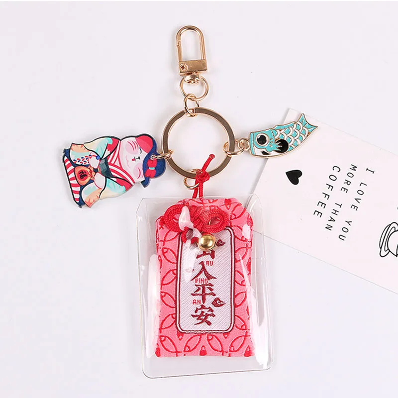 2019 модные креативные японские брелки Lucky Cat Koi автомобильный брелок сумка для