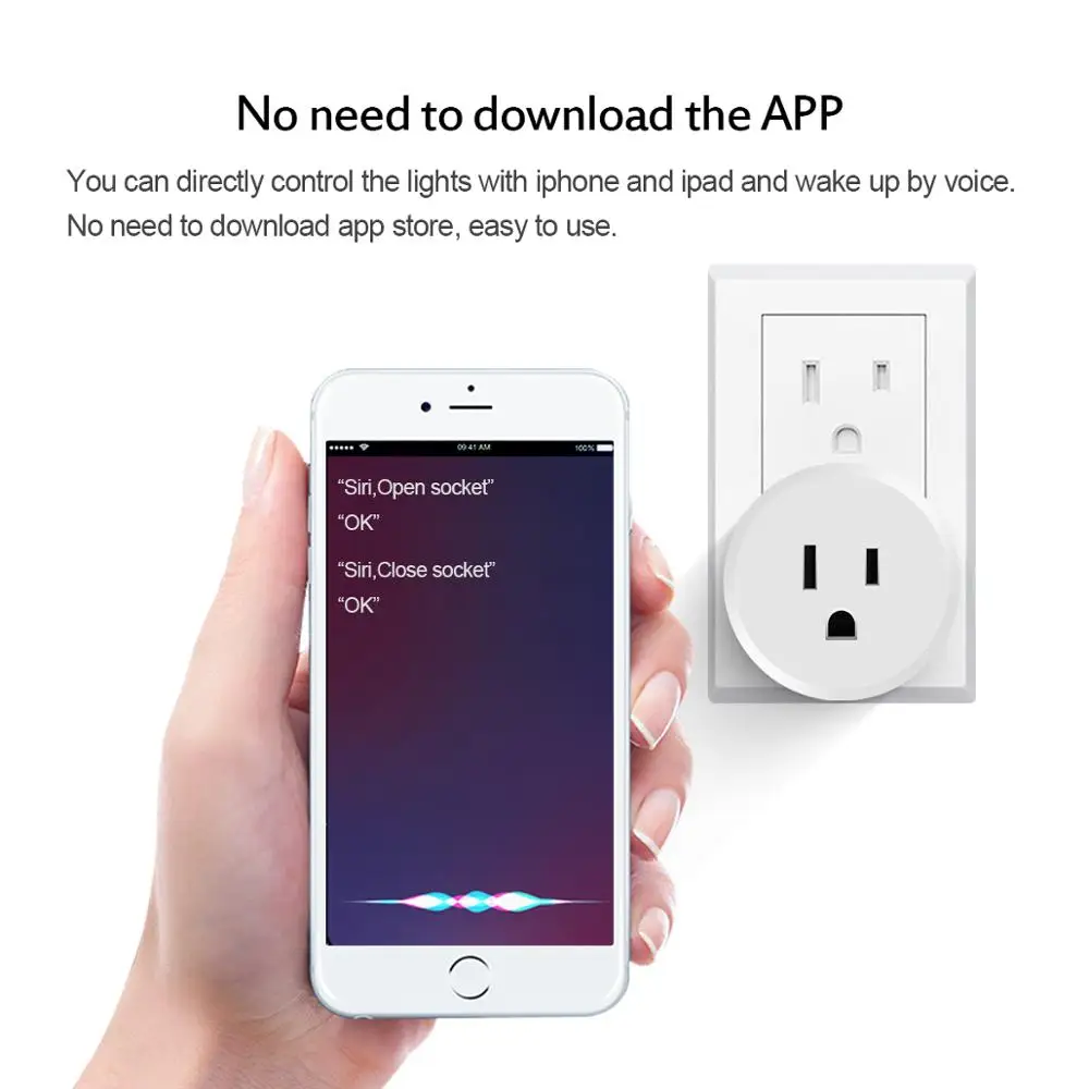 Беспроводная умная розетка 2 4G wi fi Homekit Siri IOS Apple совместимая ЕС США 90 250 В 220V110V
