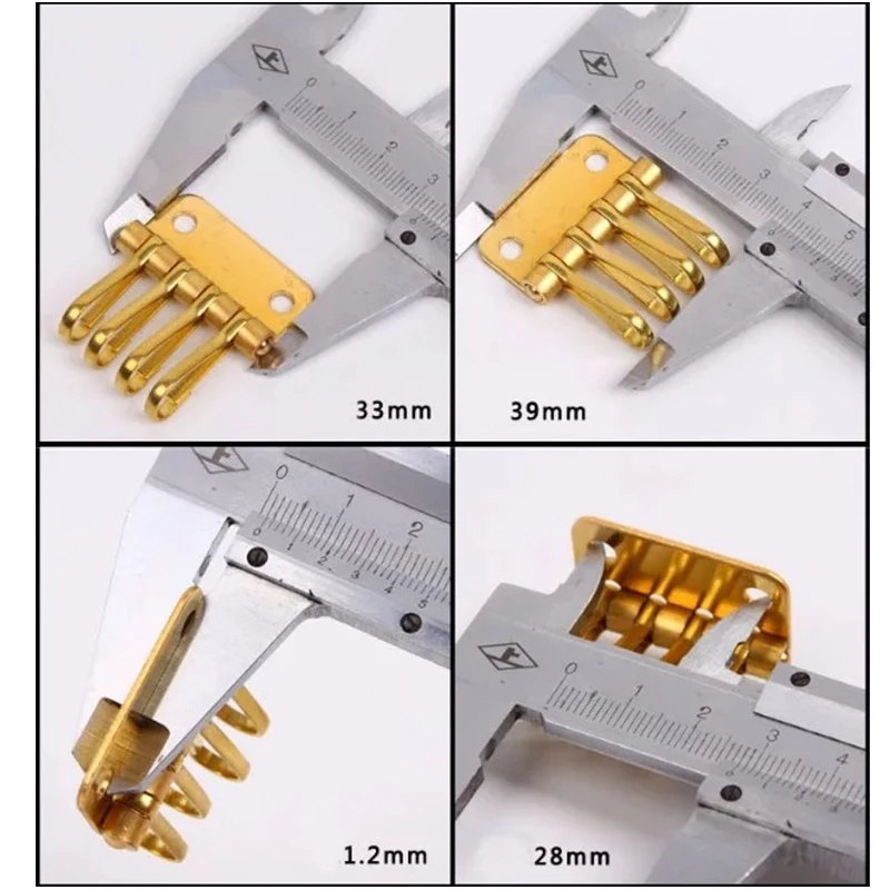 1 х Твердый латунный металлический крючок для ключей держатель для ключей ряд босоножки с заклепками с ремешком на лодыжке органайзер для брелоков Держатель кожаный чехол для ключей