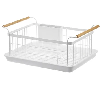 

Kitchen Dish Drying Rack, Dish Rack for Kitchen Sink with Drainboard and Utensil Holder