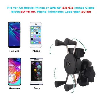 

Phone Holder Fork Stem Mount Bracket Motorcycle GPS Navigation Bracket for Yamaha YZF R1 2002-2017 R6 2006-2017 R1M USB Charger