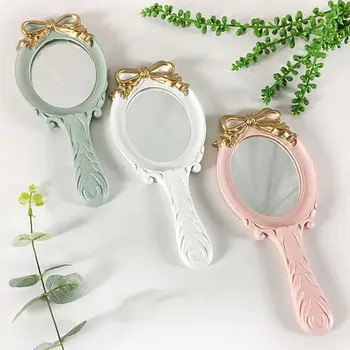 

European Style Retro Creative Mirror Handheld Mirrors for Women Girls