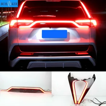 

Dynamic car bumper tail light for RAV4 taillight RAV 4 2019~2021 LED car accessories Taillamp RAV4 rear light fog