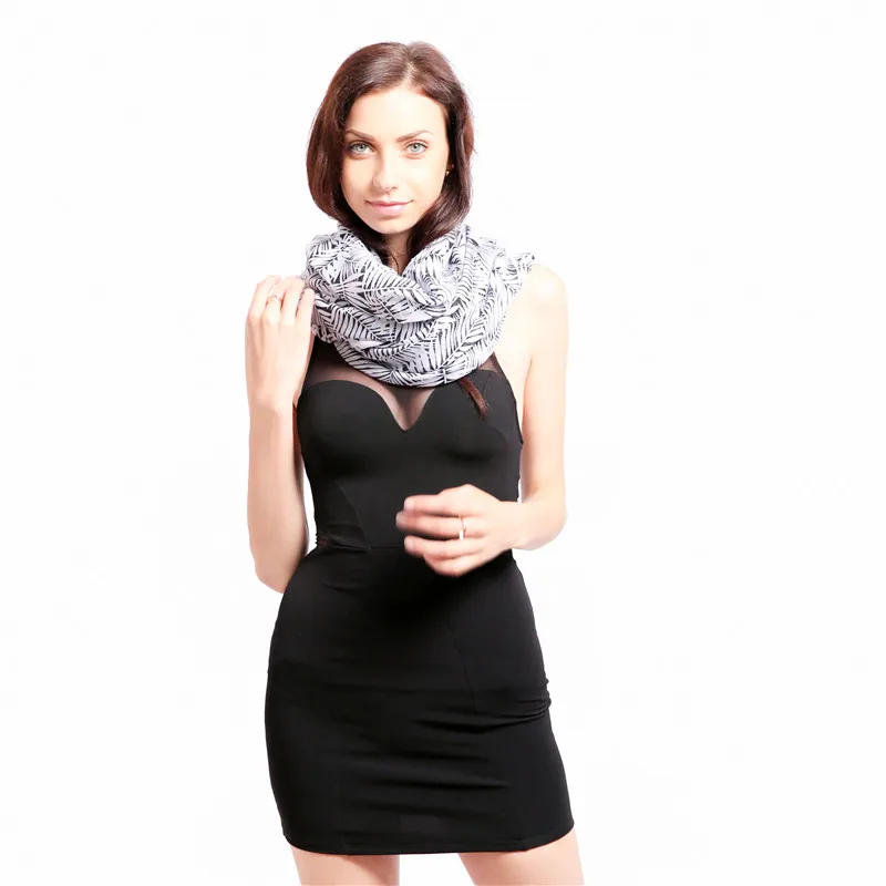 

2020 New Leaf pattern scarf for Women Design Elegant look Large easy Wrap styling